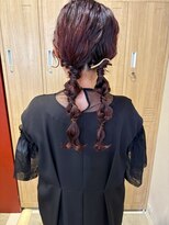 ローレンジウ(LOREN JU)&nbsp;透明感髪質改善ベージュダブルカラーミルクティーグレージュ