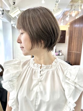 ハーツ(Heart's) 40代50代60代白髪ぼかしハイライトグレイカラー脱白髪染め