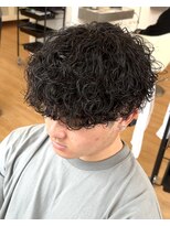 ビカム 名駅(become)&nbsp;【プードルパーマ】刈り上げマッシュスパイラル無造作メンズ