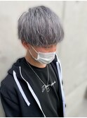 マッシュ×シルバーカラー