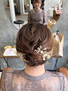 ノエル ヘアー アトリエ(Noele hair atelier) ボブでもアップスタイル☆
