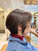 ロンド パルティール 大宮(Lond partir)&nbsp;ウェーブミディアム似合わせカットメルティカラーショート/大宮