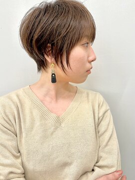 ラウンジ モリオ イケブクロ(Lounge MORIO Ikebukuro) 大人可愛いマッシュショートボブウルフひし形ショート20代30代