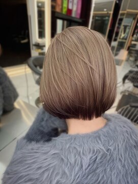 ラピス 渋谷本店(Lapis) ミルクティー/ホワイトグレージュ/裾カラー/チェリーブラウン