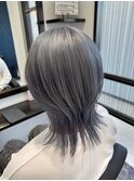中性ウルフレイヤーマッシュシルバーアッシュ