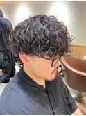 ツイストスパイラルパーマ無造作パーマ無造作マッシュ