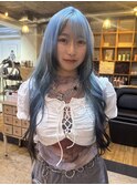 ライトブルー/ハイトーン/デザインカラー/大阪梅田/中崎町