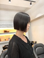 クム 横浜(qumu)&nbsp;【qumu 横浜】ぱっつんボブ×黒髪