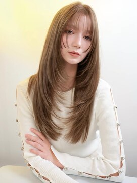 ソヨン いわき店(SOYON) 《SOYON》韓国レイヤーカット×オリーブベージュ