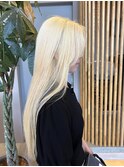 【REINA】抜きっぱなしホワイトブロンド