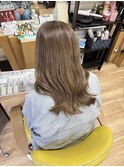 白髪ぼかしハイライトグレージュ