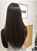 質感再生カラーの艶ロング