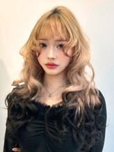 【毛先で魅せる垢抜けデザイン】派手すぎずおしゃれ感抜群のエンドカラー◎【天神/ハイトーン】
