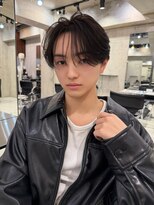 サイン メンズ 表参道(SIGN men's)&nbsp;フェザーパーマダウンパーマニュアンスパーマセンターパート 