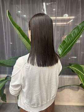 マイルームギンザ 銀座店(my room GINZA) 【タイトミディアム】大人ベージュ 縮毛矯正 バイカルテ