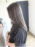 ハイライトデザインカラー髪質改善トリートメント