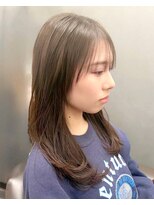 ロッカヘアエジェ(ROCCA hair eje.)&nbsp;ミディアムレイヤーカットやわらか質感ミディアム