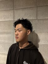 ワンワンオー バーバーショップ コンチネンタル(@110 BARBER SHOP continental)&nbsp;テーパーフェードスパイキーショート