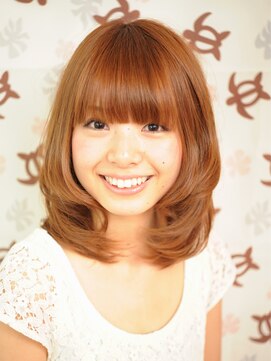 リゾートサロンM 新宿東口(Resortsalon M by valore) Resortsalon M【新宿東口店】 ふんわりミディアムデザインカラー