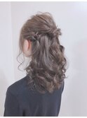 くるりんぱ３つでヘアアレンジ♪