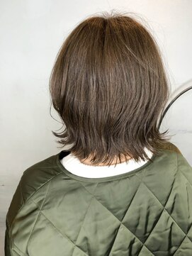 リジョイスヘア(REJOICE hair) 【REJOICE hair】ミントグレージュボブ　sakuma