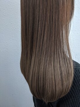 ジェナ(Jena) ラベンダーグレージュ×さらさらストレート