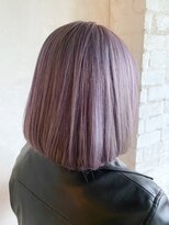 ベルビアンカ(Belle BIANCA)&nbsp;Belle BIANCA ハイトーンカラー/パープル/内巻きボブ by Orie