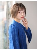 【LIPSderico/鈴木初穂】外ハネ切りっぱなしボブ