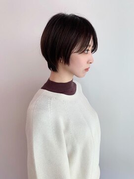 トップヘアーヒルズ 安城(TOP HAIR HILLS) ハンサムはショート！/メンズライク/アッシュブラック