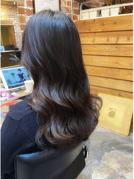 チョビー(Chobii) デジタルパーマロングヘアカタログゆるふわ韓国風表参道栗原/40