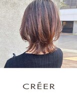 クレール 住吉店(CREER) 顔まわりに動きを出す軽やかな大人の「マッシュウルフ」