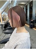 【Lond表参道倉崎涼】インナーカラーが可愛い！ボブヘア