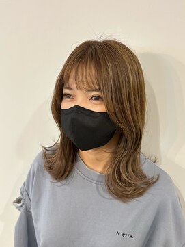 ラベスト バイ セロ 池袋メトロポリタン前(LOVEST by CERO) 透明感グレーベージュ×ハイライトカラー