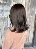 アッシュブラウン×くびれミディアム_海浜幕張