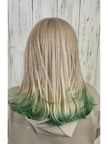 エーケイ(AK)&nbsp;ハイトーン裾カラー