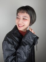 ドーチェ 池田店(DOCHE)&nbsp;ネイビーグレー×ボブスタイル