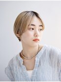 ホワイトブロンド／ショート