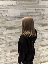 アース 明石店(EARTH) 透明感抜群♪ダブルカラーブリーチミルクティーベージュ