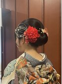 和装シニヨン