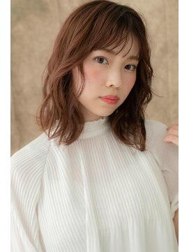 カバーヘア イヴ 戸頭店(COVER HAIR EVE) ニュアンスカラー小顔カールエアリーミディ310X戸頭20代30代40代