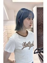バグジー 小倉店(BAGZY) レイヤーボブ×ice blue gray