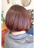 大人のカラー★カシスボルドー★ショートボブ