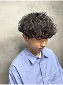 MEN'S HAIR カルマパーマ ダークアッシュ ニュアンスパーマ