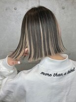 マックス フォー ヘアー(MAX FOR HAIR) 綺麗なラインのボブ×インナーカラー◎
