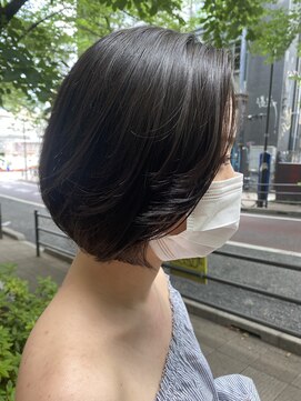 エトラ 渋谷店(etora) 毛流れ前髪　艶感ボブ