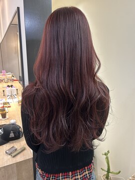 ハブ(hub) 【天神今泉】ブリーチなしレッド