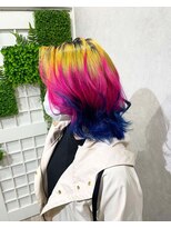イト(ito)&nbsp;ネオギャル派手カラーグラデーションカラー派手髪海外風ヘアHIRO