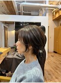 白髪ぼかしくびれショート