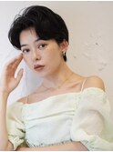 メンズライク☆フェザーショート/黒髪/小顔20代30代40代