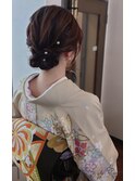 着付けとヘアーセット
